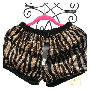 Sequin short-shorts